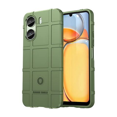 Funda Silicona Ultrafina Goma 360 Grados Carcasa J01S para Xiaomi Poco C65 Verde