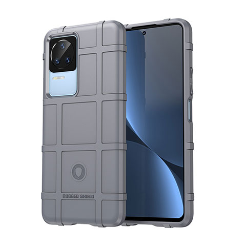 Funda Silicona Ultrafina Goma 360 Grados Carcasa J01S para Xiaomi Poco F4 5G Gris