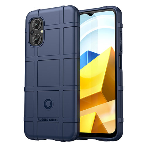 Funda Silicona Ultrafina Goma 360 Grados Carcasa J01S para Xiaomi Poco M5 4G Azul