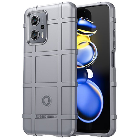 Funda Silicona Ultrafina Goma 360 Grados Carcasa J01S para Xiaomi Poco X4 GT 5G Gris