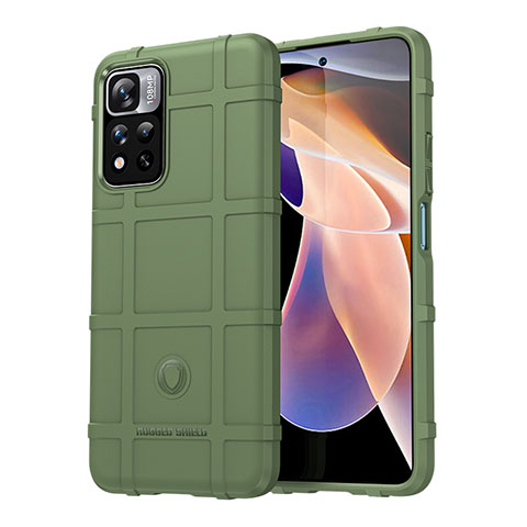 Funda Silicona Ultrafina Goma 360 Grados Carcasa J01S para Xiaomi Poco X4 NFC Verde