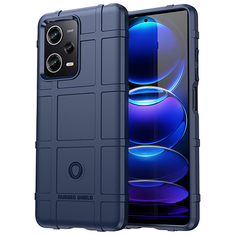 Funda Silicona Ultrafina Goma 360 Grados Carcasa J01S para Xiaomi Poco X5 5G Azul