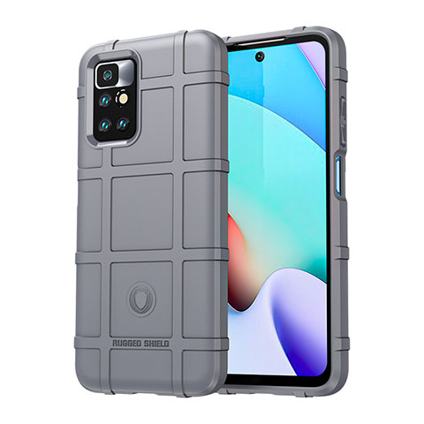 Funda Silicona Ultrafina Goma 360 Grados Carcasa J01S para Xiaomi Redmi 10 (2022) Gris