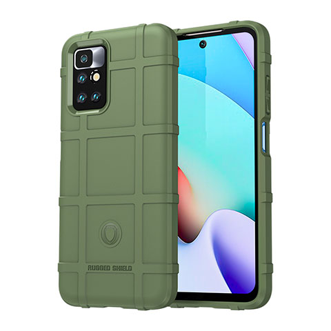 Funda Silicona Ultrafina Goma 360 Grados Carcasa J01S para Xiaomi Redmi 10 (2022) Verde