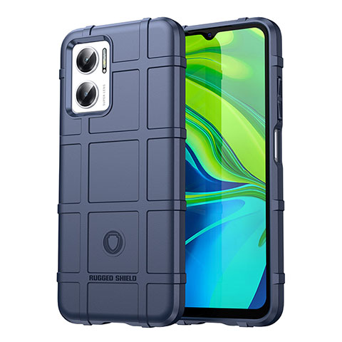 Funda Silicona Ultrafina Goma 360 Grados Carcasa J01S para Xiaomi Redmi 10 Prime Plus 5G Azul