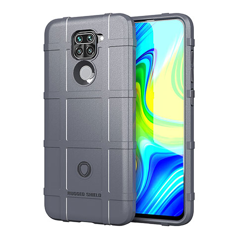 Funda Silicona Ultrafina Goma 360 Grados Carcasa J01S para Xiaomi Redmi 10X 4G Gris