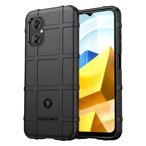 Funda Silicona Ultrafina Goma 360 Grados Carcasa J01S para Xiaomi Redmi 11 Prime 4G Negro