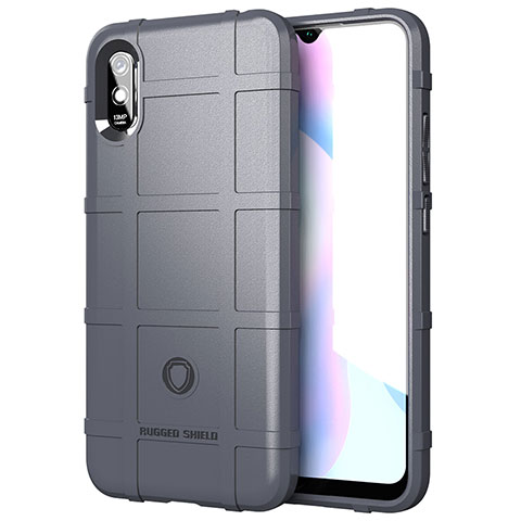 Funda Silicona Ultrafina Goma 360 Grados Carcasa J01S para Xiaomi Redmi 9A Gris