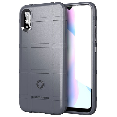 Funda Silicona Ultrafina Goma 360 Grados Carcasa J01S para Xiaomi Redmi 9i Gris