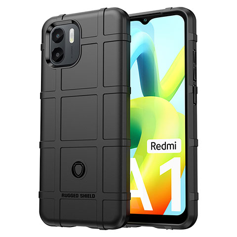 Funda Silicona Ultrafina Goma 360 Grados Carcasa J01S para Xiaomi Redmi A1 Negro