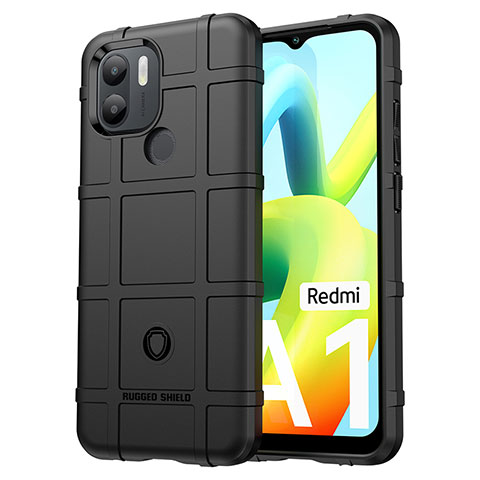 Funda Silicona Ultrafina Goma 360 Grados Carcasa J01S para Xiaomi Redmi A1 Plus Negro