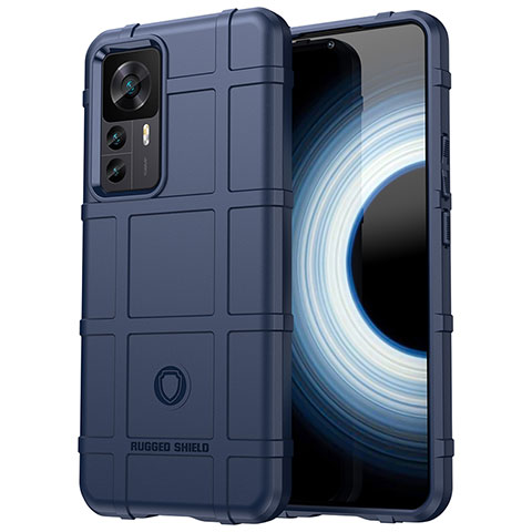 Funda Silicona Ultrafina Goma 360 Grados Carcasa J01S para Xiaomi Redmi K50 Ultra 5G Azul