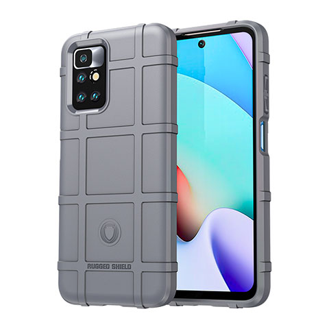 Funda Silicona Ultrafina Goma 360 Grados Carcasa J01S para Xiaomi Redmi Note 11 4G (2021) Gris