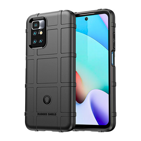 Funda Silicona Ultrafina Goma 360 Grados Carcasa J01S para Xiaomi Redmi Note 11 4G (2021) Negro