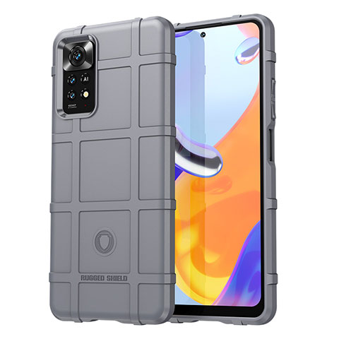 Funda Silicona Ultrafina Goma 360 Grados Carcasa J01S para Xiaomi Redmi Note 11 Pro 5G Gris