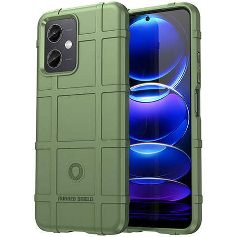 Funda Silicona Ultrafina Goma 360 Grados Carcasa J01S para Xiaomi Redmi Note 12R Pro 5G Verde