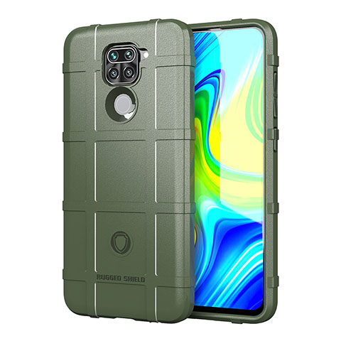 Funda Silicona Ultrafina Goma 360 Grados Carcasa J01S para Xiaomi Redmi Note 9 Verde