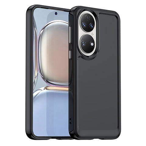 Funda Silicona Ultrafina Goma 360 Grados Carcasa J02S para Huawei P50 Negro