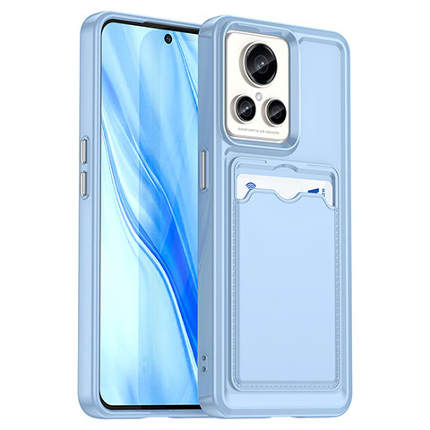 Funda Silicona Ultrafina Goma 360 Grados Carcasa J02S para Realme GT2 Master Explorer Azul