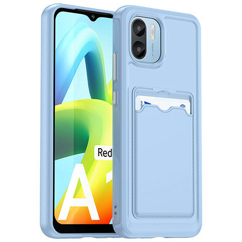 Funda Silicona Ultrafina Goma 360 Grados Carcasa J02S para Xiaomi Poco C51 Azul