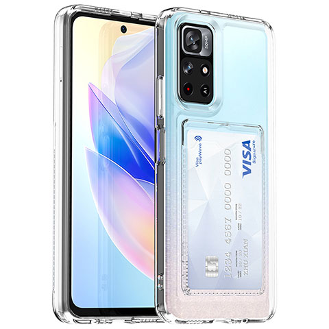 Funda Silicona Ultrafina Goma 360 Grados Carcasa J02S para Xiaomi Redmi Note 11 5G Claro