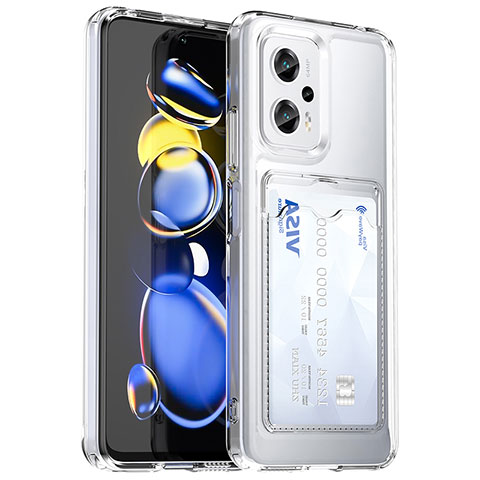 Funda Silicona Ultrafina Goma 360 Grados Carcasa J02S para Xiaomi Redmi Note 11T Pro 5G Claro