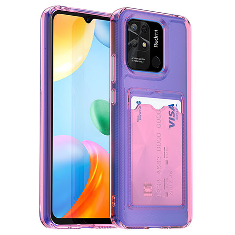 Funda Silicona Ultrafina Goma 360 Grados Carcasa J03S para Xiaomi Redmi 10 Power Rosa