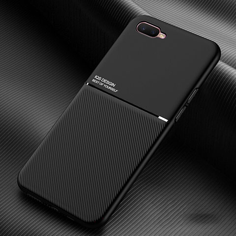 Funda Silicona Ultrafina Goma 360 Grados Carcasa L01 para Oppo K1 Negro