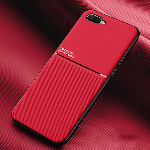 Funda Silicona Ultrafina Goma 360 Grados Carcasa L01 para Oppo K1 Rojo