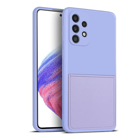 Funda Silicona Ultrafina Goma 360 Grados Carcasa MJ1 para Samsung Galaxy A53 5G Purpura Claro