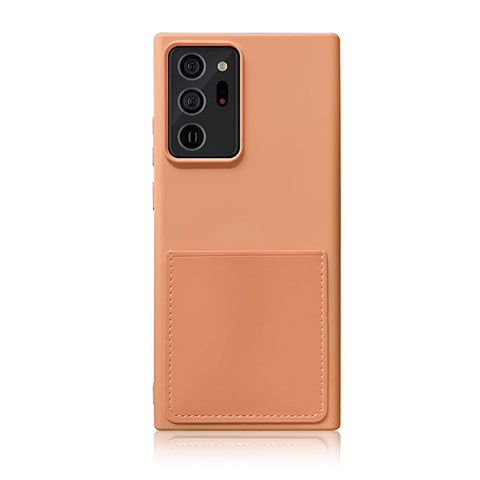 Funda Silicona Ultrafina Goma 360 Grados Carcasa MJ1 para Samsung Galaxy Note 20 Ultra 5G Naranja