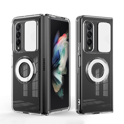 Funda Silicona Ultrafina Goma 360 Grados Carcasa MJ1 para Samsung Galaxy Z Fold3 5G Blanco