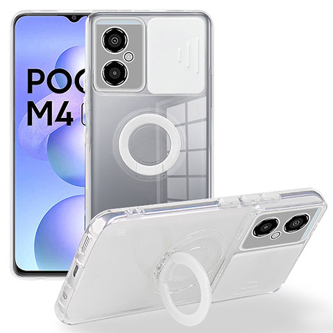 Funda Silicona Ultrafina Goma 360 Grados Carcasa MJ1 para Xiaomi Poco M4 5G Blanco