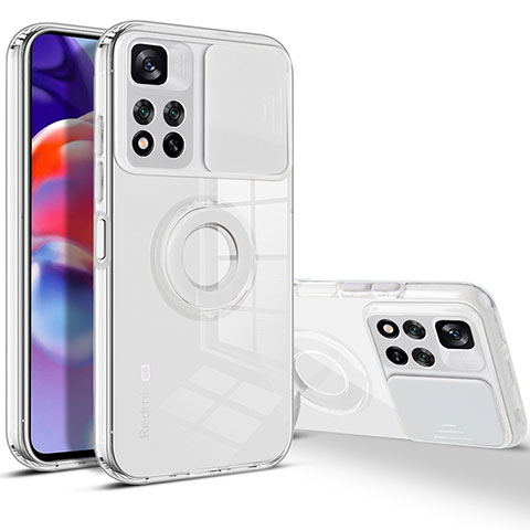 Funda Silicona Ultrafina Goma 360 Grados Carcasa MJ1 para Xiaomi Poco X4 NFC Blanco