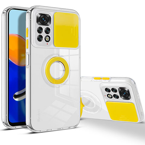 Funda Silicona Ultrafina Goma 360 Grados Carcasa MJ1 para Xiaomi Redmi Note 11 4G (2022) Amarillo