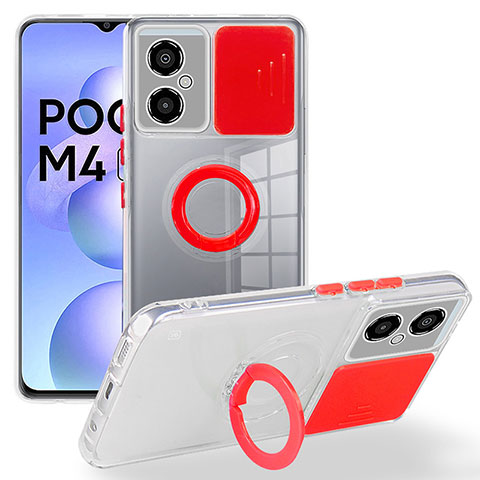 Funda Silicona Ultrafina Goma 360 Grados Carcasa MJ1 para Xiaomi Redmi Note 11R 5G Rojo