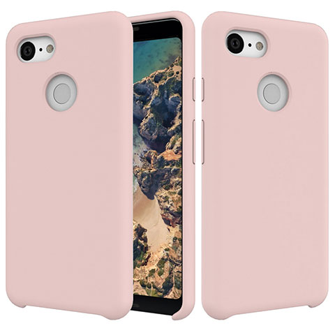 Funda Silicona Ultrafina Goma 360 Grados Carcasa para Google Pixel 3 Rosa