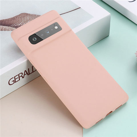 Funda Silicona Ultrafina Goma 360 Grados Carcasa para Google Pixel 6 Pro 5G Rosa