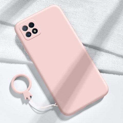 Funda Silicona Ultrafina Goma 360 Grados Carcasa para Huawei Enjoy 20 5G Rosa