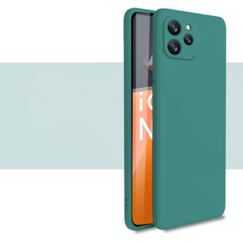 Funda Silicona Ultrafina Goma 360 Grados Carcasa para Huawei Enjoy 50z Verde