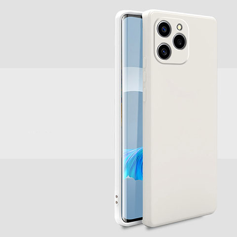 Funda Silicona Ultrafina Goma 360 Grados Carcasa para Huawei Honor 60 SE 5G Blanco