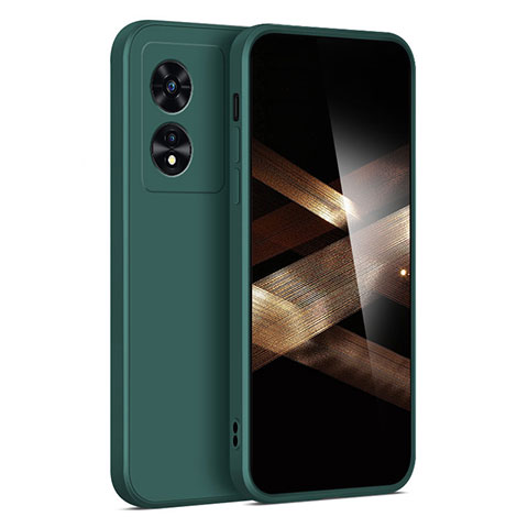 Funda Silicona Ultrafina Goma 360 Grados Carcasa para Huawei Honor X5 Plus Verde Noche