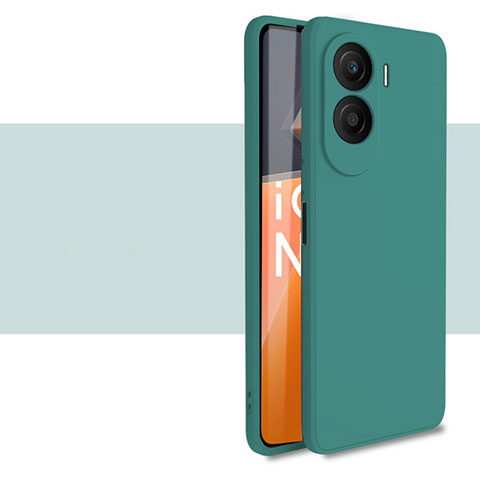 Funda Silicona Ultrafina Goma 360 Grados Carcasa para Huawei Honor X50i 5G Verde