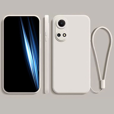 Funda Silicona Ultrafina Goma 360 Grados Carcasa para Huawei Honor X7 Blanco