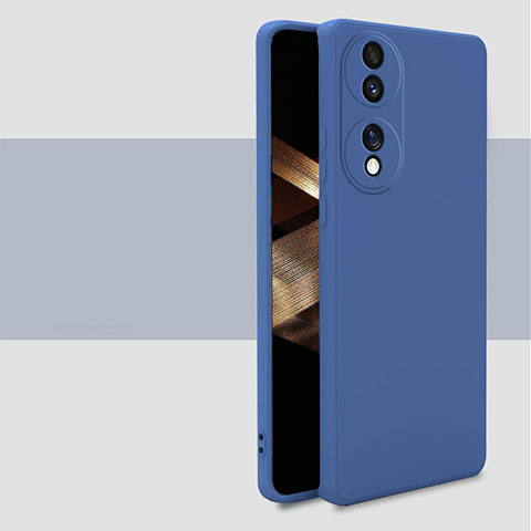 Funda Silicona Ultrafina Goma 360 Grados Carcasa para Huawei Honor X7b Azul