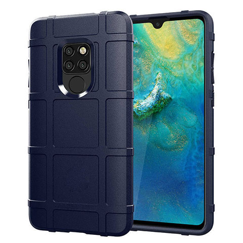 Funda Silicona Ultrafina Goma 360 Grados Carcasa para Huawei Mate 20 Azul