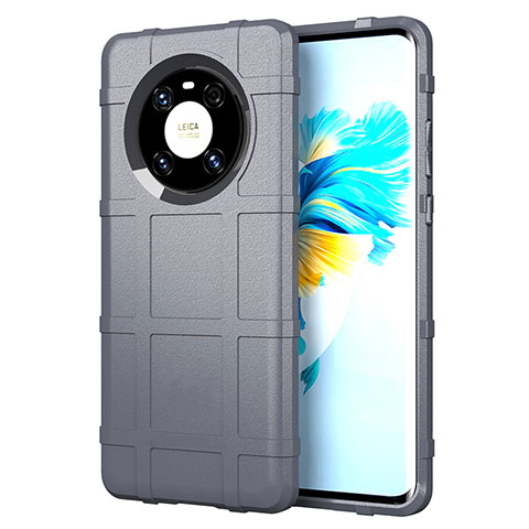 Funda Silicona Ultrafina Goma 360 Grados Carcasa para Huawei Mate 40 Gris