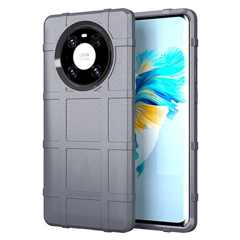 Funda Silicona Ultrafina Goma 360 Grados Carcasa para Huawei Mate 40E Pro 5G Gris