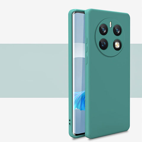 Funda Silicona Ultrafina Goma 360 Grados Carcasa para Huawei Mate 50E Verde