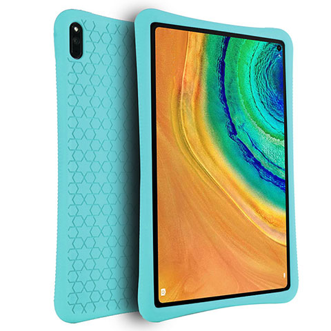 Funda Silicona Ultrafina Goma 360 Grados Carcasa para Huawei MatePad Pro Cian